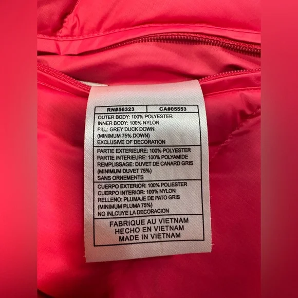 Nike Sportswear 550 Duck Down Reversible Women’s Vest Size Medium Brown/Pink EUC - Picture 9 of 13